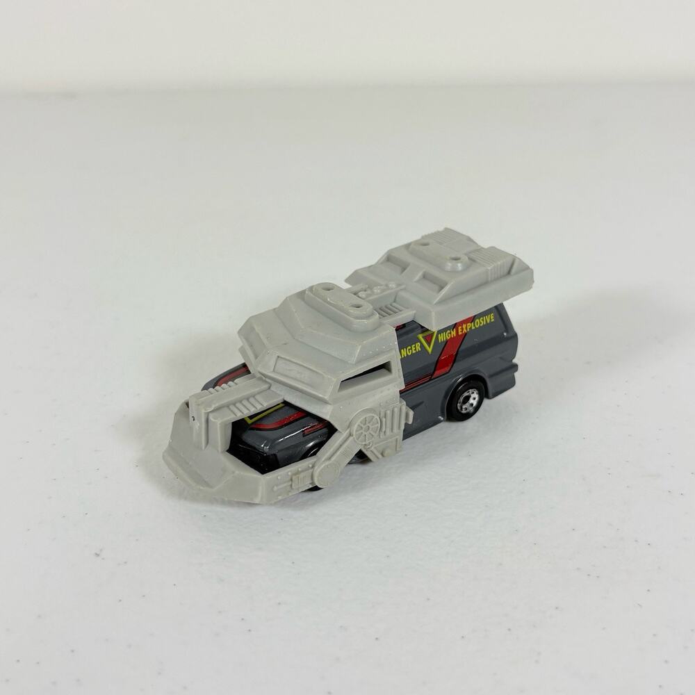 Vtg Matchbox Ford Supervan II Van Grey Danger High Explosive Heavy Load 1985